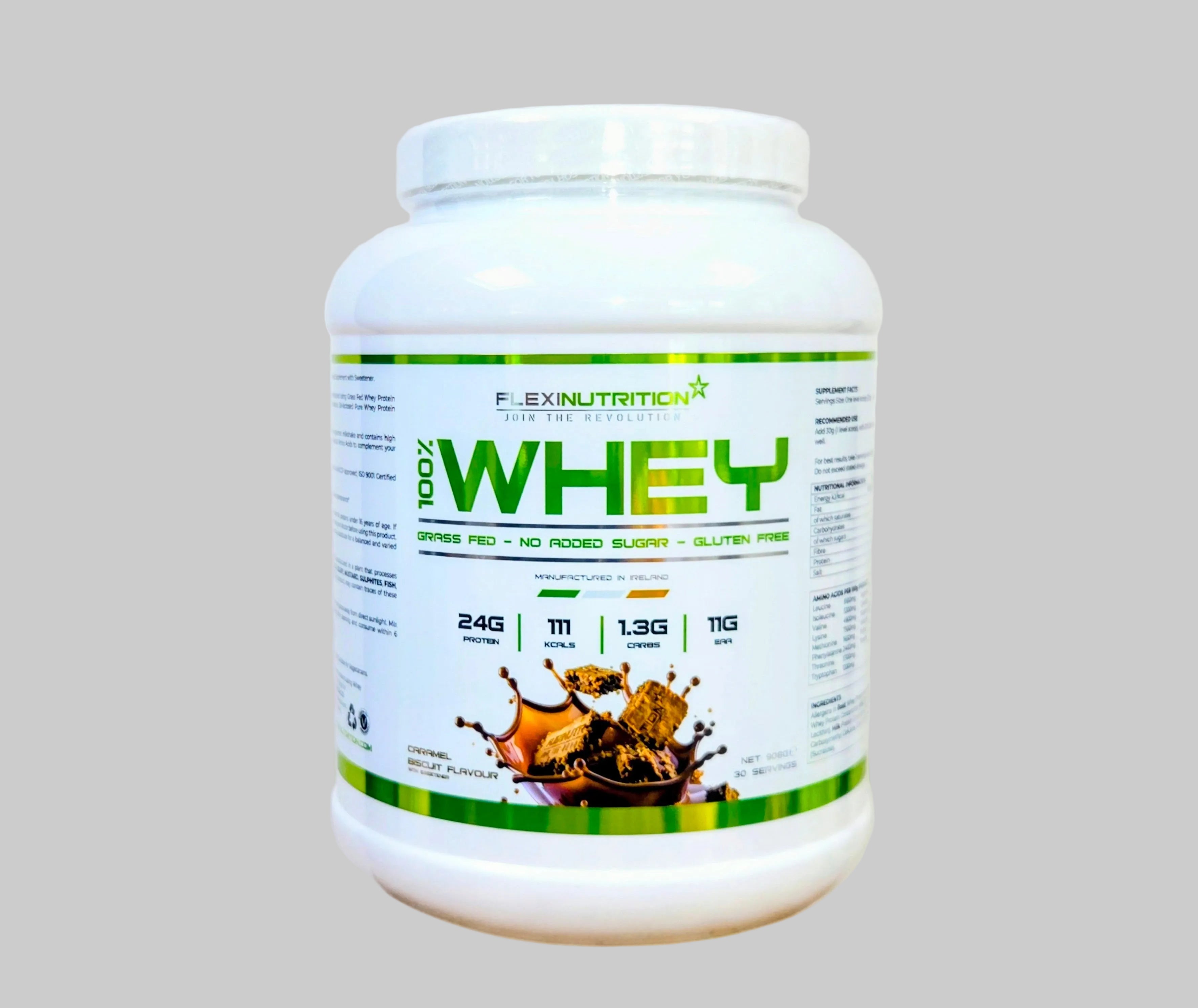 100% Whey Protein – Caramel Biscuit
