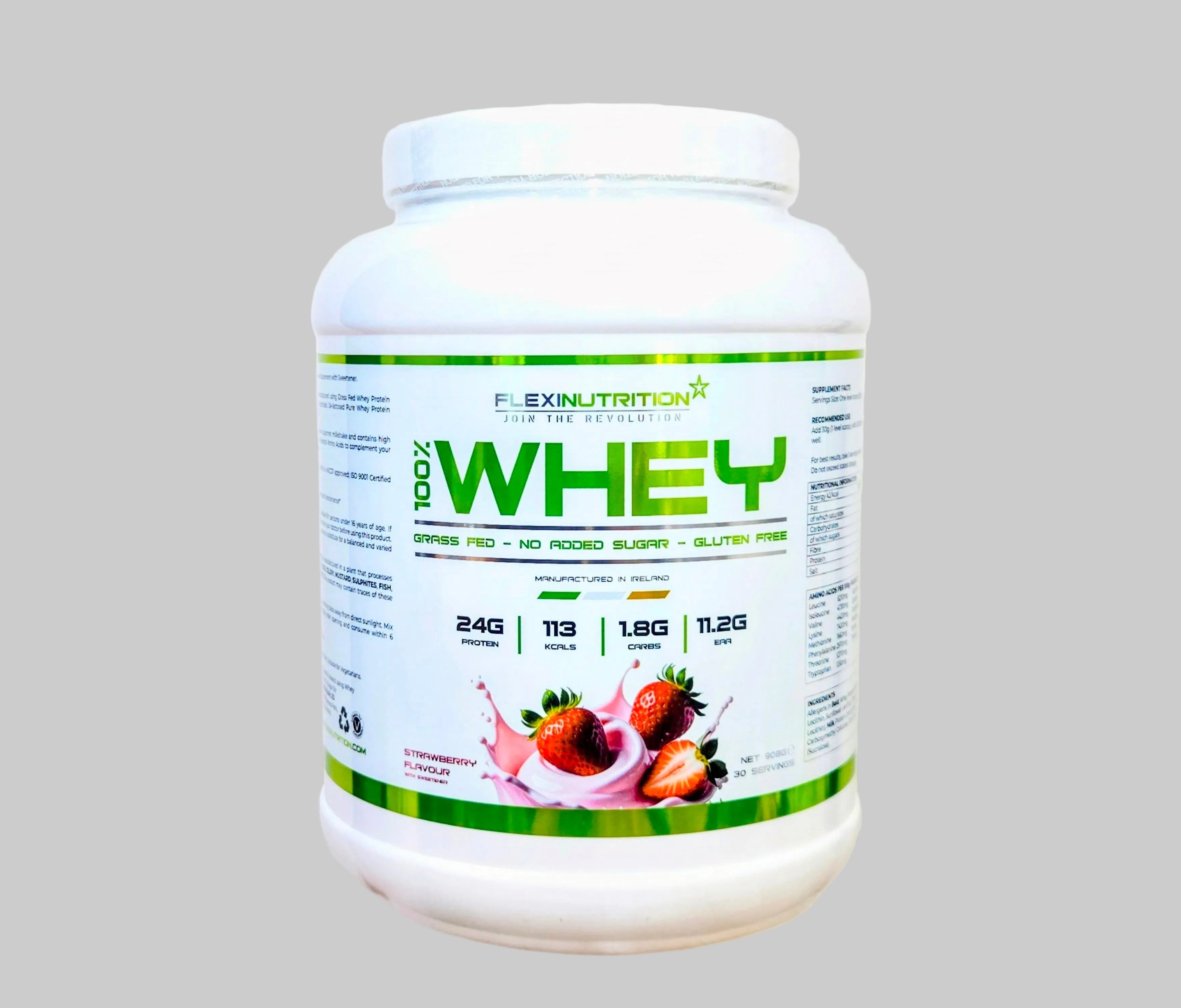 100% Whey Protein – Strawberry