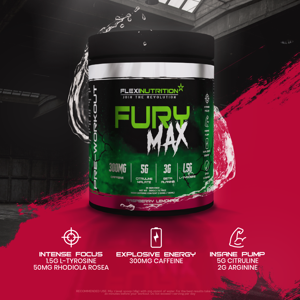 FURY Extreme Pre-Workout – Raspberry Lemonade