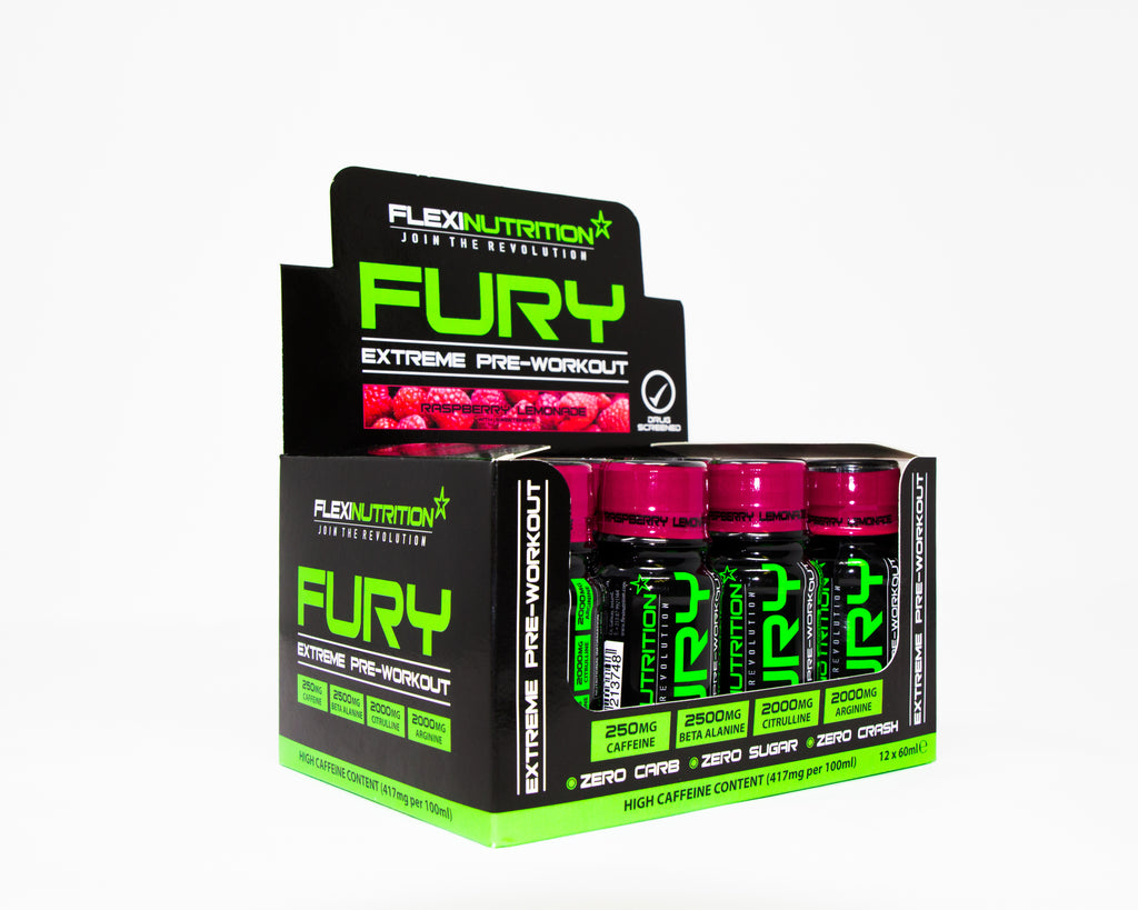 FURY Pre-Workout Shots – Raspberry Lemonade