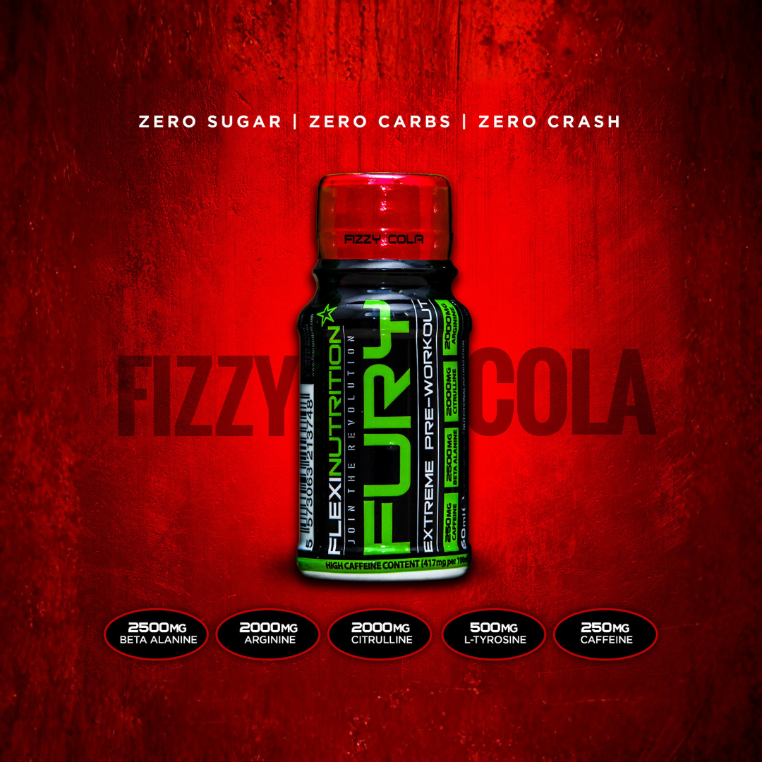 FURY Pre-Workout Shots – Fizzy Cola